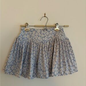 Floral Blue Skirt